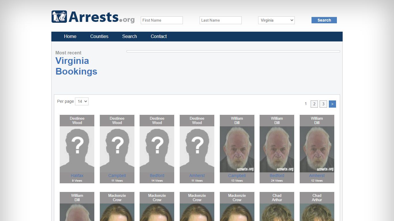 Virginia Arrests and Inmate Search